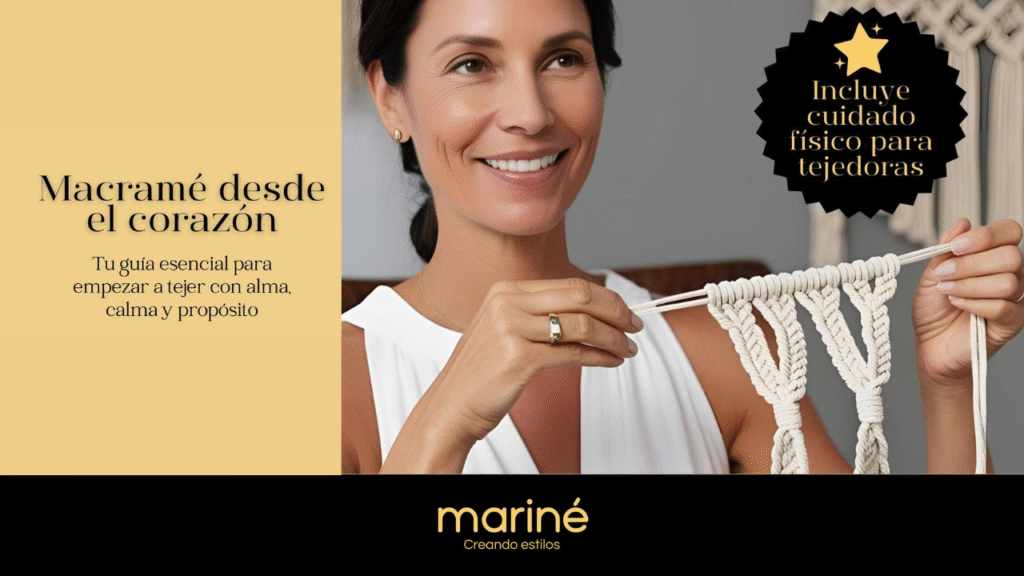 miniatrura macrame desde el corazon